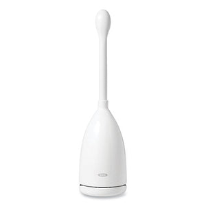 Good Grips Nylon Toilet Brush With Canister, 18.5", White