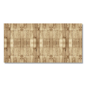 Bordette Designs, 48" X 50 Ft, Weathered Wood, Brown-white
