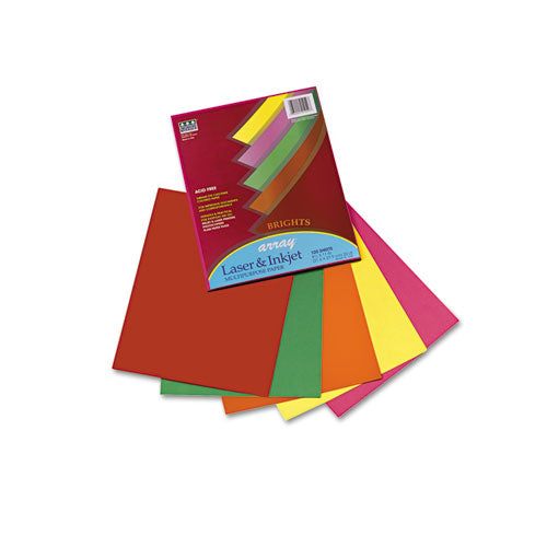 ESPAC101049 - Array Colored Bond Paper, 20lb, Letter, Assorted, 100 Sheets-pack