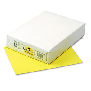 ESPAC102055 - Kaleidoscope Multipurpose Colored Paper, 24lb, 8-1-2 X 11, Lemon Yellow, 500-rm