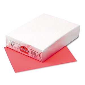 ESPAC102212 - Kaleidoscope Multipurpose Colored Paper, 24lb, 8-1-2 X 11, Coral Red, 500-ream