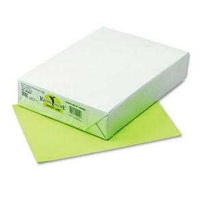 ESPAC102224 - Kaleidoscope Multipurpose Colored Paper, 24lb, 8-1-2 X 11, Lime, 500-ream