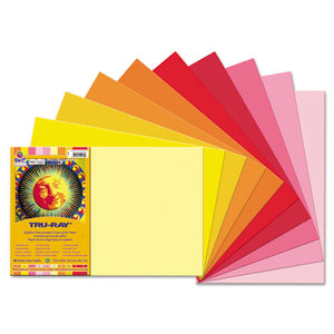 ESPAC102948 - Tru-Ray Construction Paper, 76 Lbs., 12 X 18, Assorted, 25 Sheets-pack
