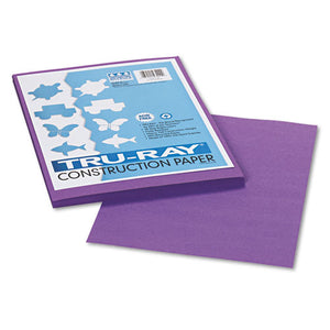 ESPAC103009 - Tru-Ray Construction Paper, 76 Lbs., 9 X 12, Violet, 50 Sheets-pack