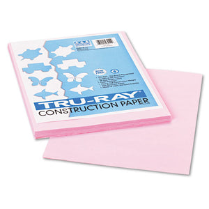ESPAC103012 - Tru-Ray Construction Paper, 76 Lbs., 9 X 12, Pink, 50 Sheets-pack