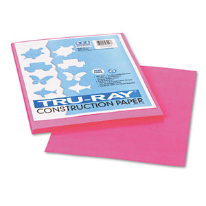 ESPAC103013 - Tru-Ray Construction Paper, 76 Lbs., 9 X 12, Shocking Pink, 50 Sheets-pack