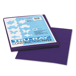 ESPAC103019 - Tru-Ray Construction Paper, 76 Lbs., 9 X 12, Purple, 50 Sheets-pack