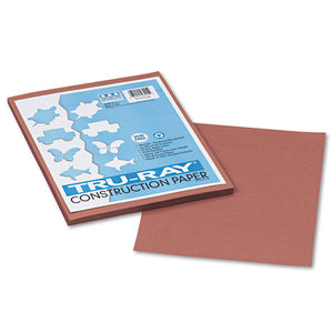 ESPAC103025 - Tru-Ray Construction Paper, 76 Lbs., 9 X 12, Warm Brown, 50 Sheets-pack