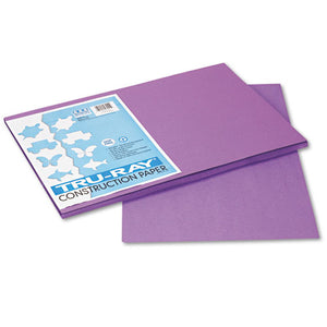 ESPAC103041 - Tru-Ray Construction Paper, 76 Lbs., 12 X 18, Violet, 50 Sheets-pack