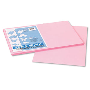 ESPAC103044 - Tru-Ray Construction Paper, 76 Lbs., 12 X 18, Pink, 50 Sheets-pack