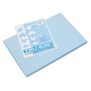 ESPAC103048 - Tru-Ray Construction Paper, 76 Lbs., 12 X 18, Sky Blue, 50 Sheets-pack