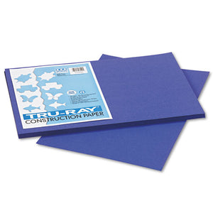 ESPAC103049 - Tru-Ray Construction Paper, 76 Lbs., 12 X 18, Royal Blue, 50 Sheets-pack