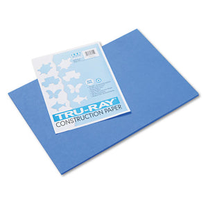 ESPAC103054 - Tru-Ray Construction Paper, 76 Lbs., 12 X 18, Blue, 50 Sheets-pack
