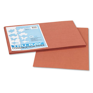 ESPAC103057 - Tru-Ray Construction Paper, 76 Lbs., 12 X 18, Warm Brown, 50 Sheets-pack