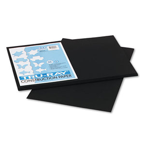 ESPAC103061 - Tru-Ray Construction Paper, 76 Lbs., 12 X 18, Black, 50 Sheets-pack