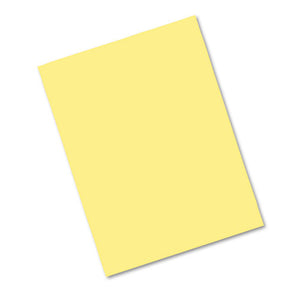 Riverside Construction Paper, 76lb, 18 X 24, Yellow, 50-pack