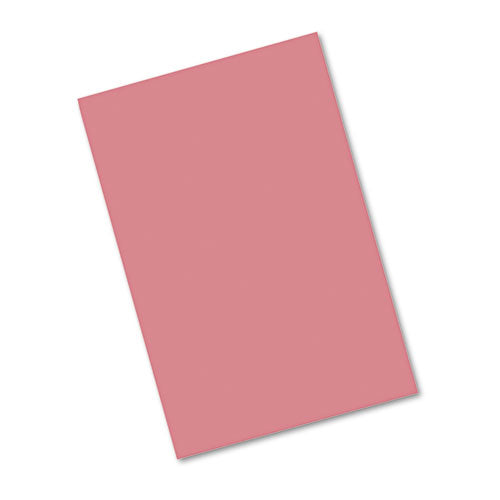 Riverside Construction Paper, 76lb, 12 X 18, Raspberry, 50-pack