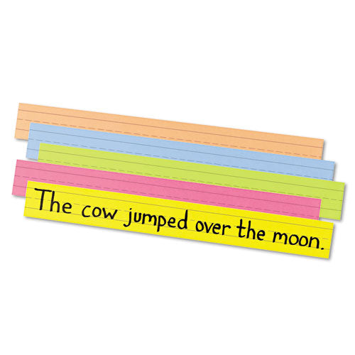 ESPAC1733 - Sentence Strips, 24 X 3, Assorted Bright Colors, 100-pack
