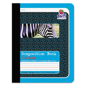 ESPAC2425 - Composition Book, 1-2 Ruling, 9 3-4 X 7 1-2, 100 Sheets