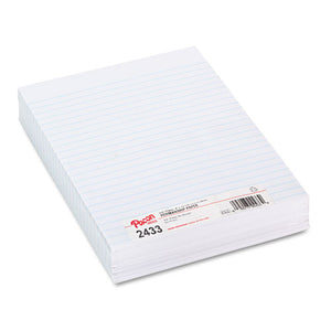 ESPAC2433 - Composition Paper, 3-8" Ruling, 16 Lbs., 8 X 10-1-2, White, 500 Sheets-pack
