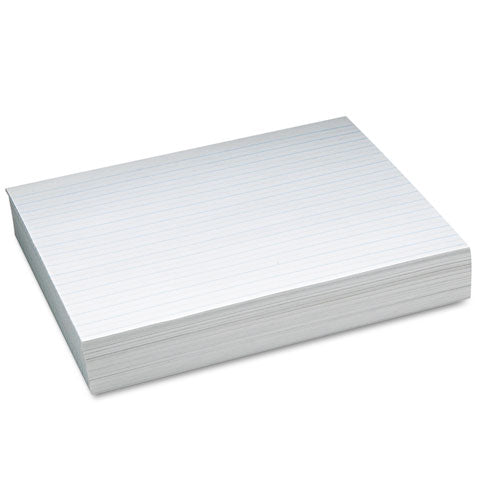 ESPAC2623 - Alternate Dotted 1-2" Ruled Newsprint Paper, 11 X 8-1-2, White, 500 Sheets-pack