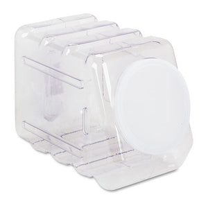 ESPAC27660 - Interlocking Storage Container With Lid, Clear Plastic
