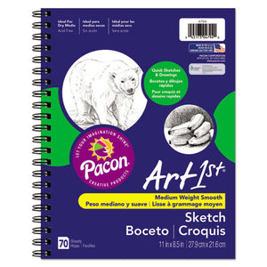 ESPAC4794 - Art1st Sketch Diary, 11 X 8 1-2, 60 Lb, 70 Sheets, White