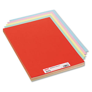 Assorted Colors Tagboard, 18 X 12, Blue-canary-green-orange-pink, 100-pack