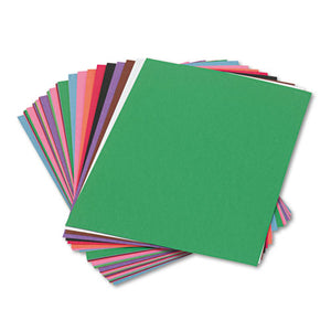 ESPAC6503 - Construction Paper, 58 Lbs., 9 X 12, Assorted, 50 Sheets-pack
