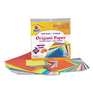 ESPAC72230 - Origami Paper, 30 Lbs., 9-3-4 X 9-3-4, Assorted Bright Colors, 55 Sheets-pack