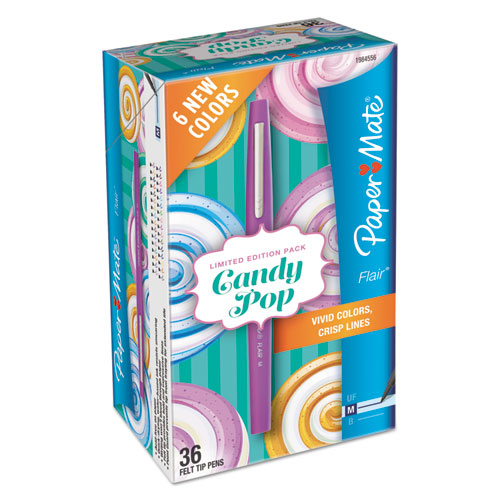 ESPAP1984556 - Flair Candy Pop, Assorted Ink, Medium, 36-pack