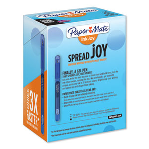 Inkjoy Stick Gel Pen, Medium 0.7 Mm, Blue Ink-barrel, 36-pack