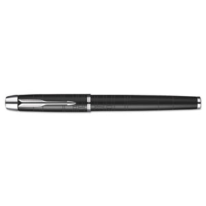 ESPAR1931658 - Im Premium Roller Ball Pen, Black With Chrome Trim, Black Ink, Fine