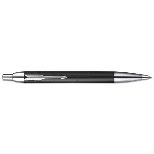 ESPAR1975553 - Im Retractable Ballpoint Pen, Black-chrome Trim Barrel, Black Ink, Fine