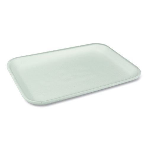 Supermarket Tray, #2s, 8.2 X 5.7 X 0.65, White, 500-carton