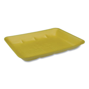 Supermarket Tray, #8h Heavy, 10.58 X 8.33 X 1.18, Yellow, 400-carton