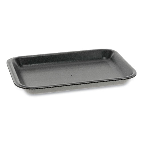 Supermarket Trays, #2, 8.2 X 5.7 X 0.91, Black, 500-carton