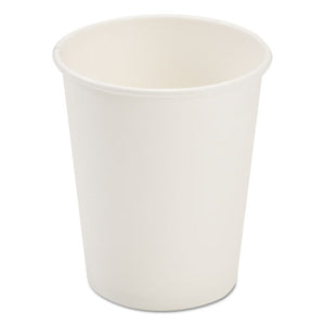 ESPCTD8HCW - Dopaco Paper Hot Cups, 8 Oz, White, 50-bag, 20 Bags-carton