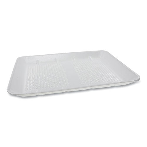 Supermarket Tray, #1014 Family Pack Tray, 13.88 X 9.88 X 1, White, 100-carton