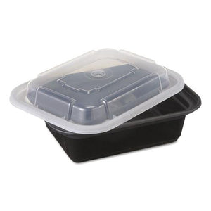 Container,w-lid,12oz,bk