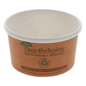 Earthchoice® Pla-paper Soup Cup, 8 Oz, 3 X 3 X 3, Brown, 500-carton