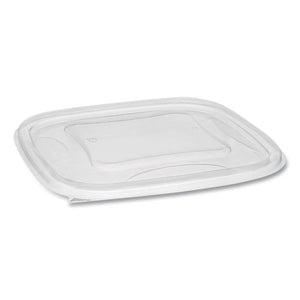 Earthchoice Recycled Plastic Square Flat Lids, 7.38 X 7.38 X 0.26, Clear, 300-carton