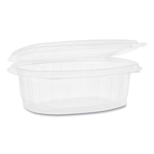 Earthchoice Pet Hinged Lid Deli Container, 7.38 X 5.88 X 2.38, 24 Oz, 1-compartment, Clear, 280-carton