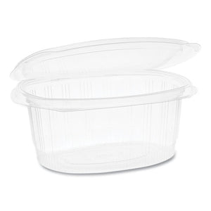 Earthchoice Pet Hinged Lid Deli Container, 7.31 X 5.88 X 3.25, 32 Oz, 1-compartment, Clear, 280-carton