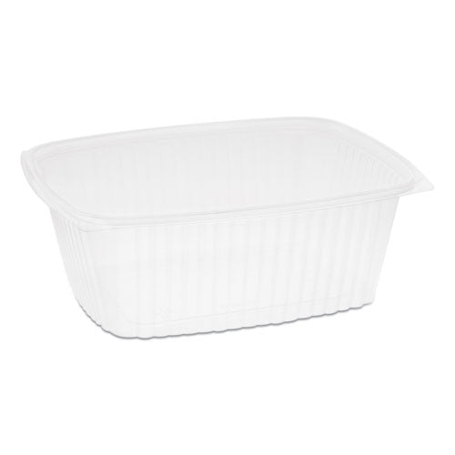 Showcase Deli Container Base, 64 Oz, 1-compartment, 9 X 7.4 X 4, Clear, 220-carton