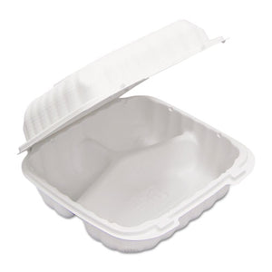 ESPCTYCN80803 - Earthchoice Smartlock Hinged Lid Containers, White, 22 Oz, 200-carton
