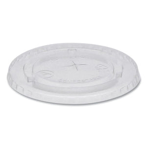 Pactiv Compostable Cold Cup Lid With Straw Slot For A Cups, Fits 7, 9, 20 Oz A Cups, 1020-carton
