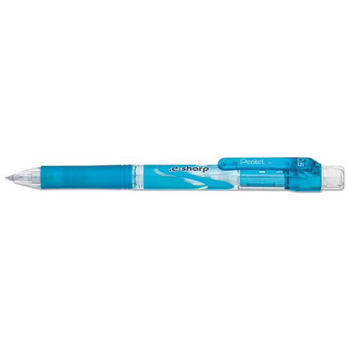 ESPENAZ125S - .E-Sharp Mechanical Pencil, .5 Mm, Sky Blue Barrel