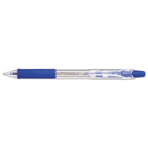 ESPENBK93C - R.s.v.p. Rt Retractable Ballpoint Pen, 1mm, Clear Barrel, Blue Ink, Dozen