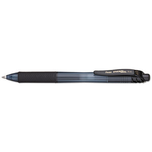 ESPENBL107A - Energel-X Retractable Roller Gel Pen, .7mm, Black Barrel-ink, Dozen